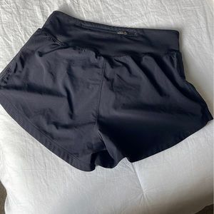 Black under armour running shorts